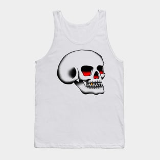 HomeSchoolTattoo Traditional Skull Tank Top